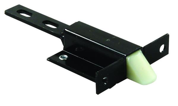 JR Products 10935 Black 2 inch Compartment Door Trigger Latch