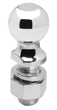 Draw-Tite 2-5/16"x1-1/4"x2-3/4" Chrome Steel Hitch Ball, 12000# 63834