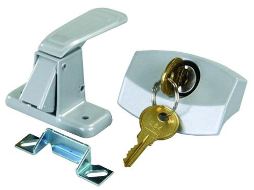 JR Products 10805 Camper Door Latch - Silver