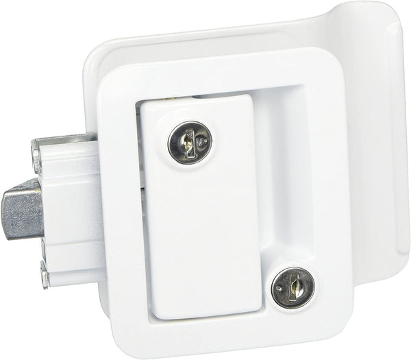 Wesco/Fastec 43610-09-SP Travel Trailer Lock With Deadbolt - White