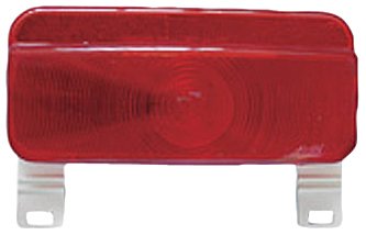 Fasteners Unlimited 003-81L Command Electronics Surface Mount 12 Volt Taillight-White Base and License Bracket