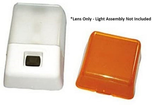 Fasteners Unlimited 89-207A Porch Light Lens, Amber