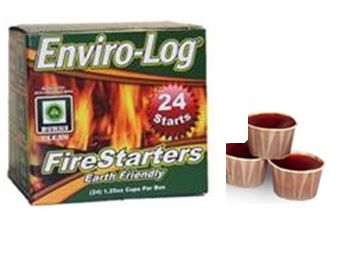 Fleming Sales 10008 Outdoors Unlimited Enviro-Log® Fire Starters, Pack of 24
