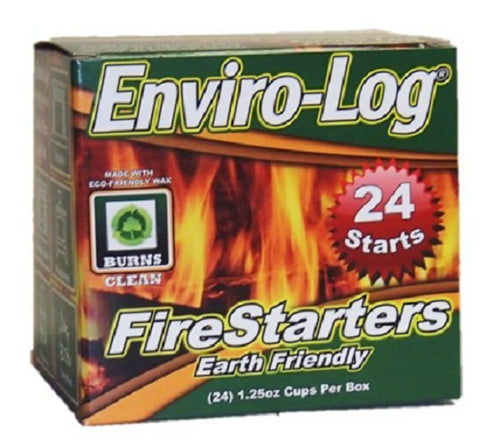 Fleming Sales 10008 Outdoors Unlimited Enviro-Log® Fire Starters, Pack of 24