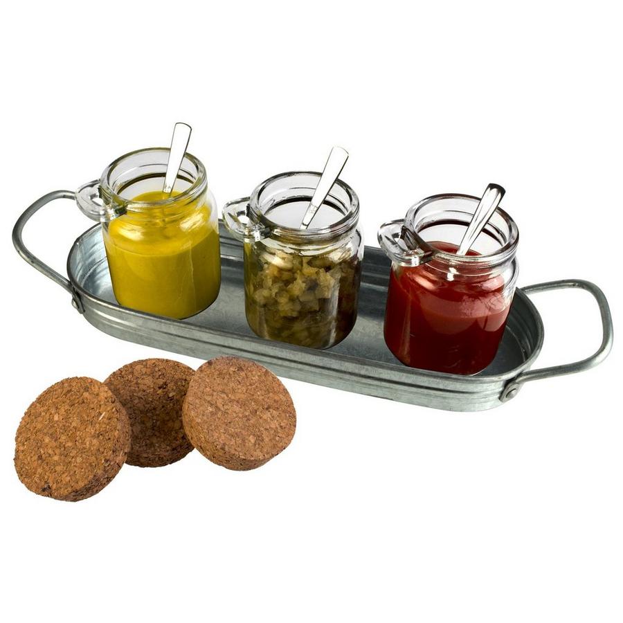 Fleming Sales 10408 Oasis Condiment Set