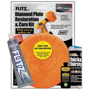 Flitz Diamond Plate Restoration and Care Kit