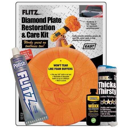 Flitz Diamond Plate Restoration and Care Kit