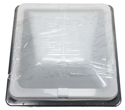 Heng's 14" x 14" Manual Roof Vent with Screen, Pure White