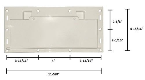 Heng's J116AWH-CN Range Vent Hood Exhaust Cover, Polar White