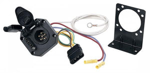 Hopkins H2247175 Trailer Wiring Connector Adapter; Multi Tow ®; 4 Flat To 6-Way Pin And 4 Flat