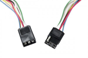 Hopkins 47995 6-Pole Square Set (with 12" Vehicle Connector and 12" Trailer Connector)