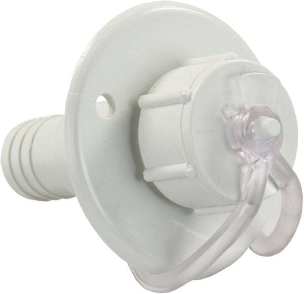 JR Products 95185 Exterior Evacuation Drain Port