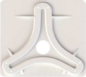 King Jack®/ Omni Antenna Mounting Plate, White MB8200