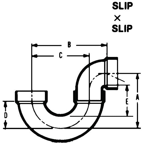 LaSalle Bristol 633201 1-1/2" P-Trap