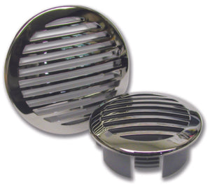 Manufacturer's Select 81932SSHPOD Stainless Steel Clad Air Flow Vents, 3"