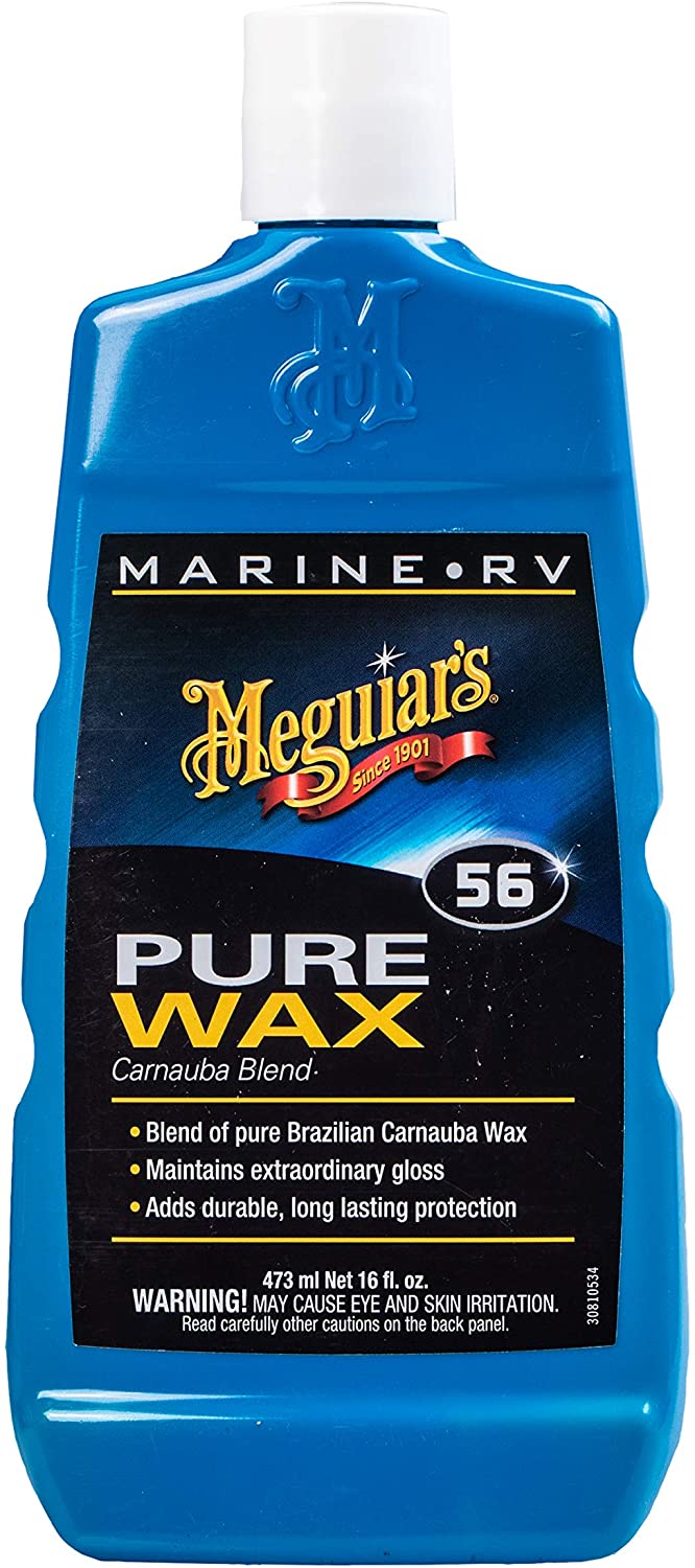 Meguiar’s M5616 Marine/RV Pure Wax Carnauba Blend, 16 Fluid Ounces