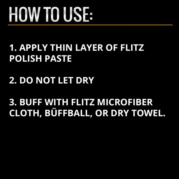 Flitz Polish 1.76 Oz. Tube BP03511 instructions