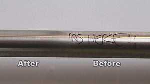 Flitz Polish 1.76 Oz. Tube BP03511 before and after