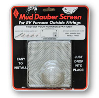 JCJ M-500 Mud Dauber Screen for RV Furnace Outside Fitting