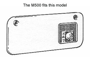 JCJ M-500 Mud Dauber Screen for RV Furnace Outside Fitting