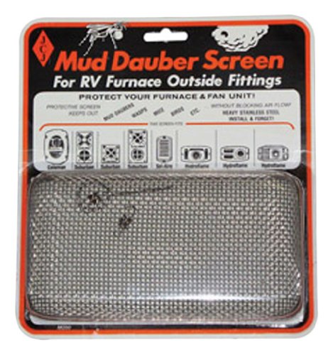 JCJ M-200 Mud Dauber Screen for RV Furnace Outside Fitting