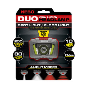 NEBO 6444 Tools Duo 250+ Lumen Headlamp