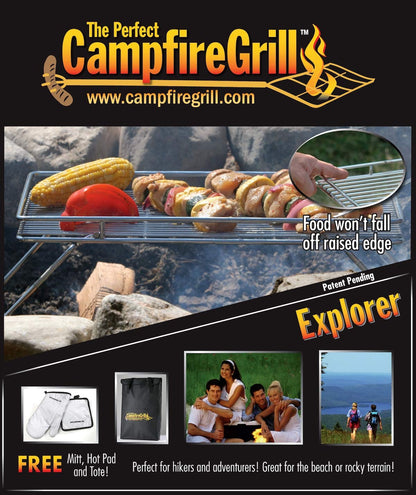 The Perfect CampfireGrill 1023 Explorer Campfire Grill