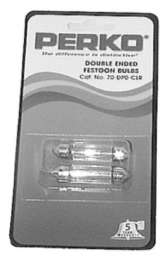 Perko 0070DP1CLR Clear Festoon Bulbs, Pack of 2 