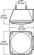 Peterson Manufacturing V440L Combination Stop and Tail Light - Left / Driver Side