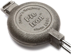 Rome's 1805 Round Pie Iron with Steel and Wood Handles