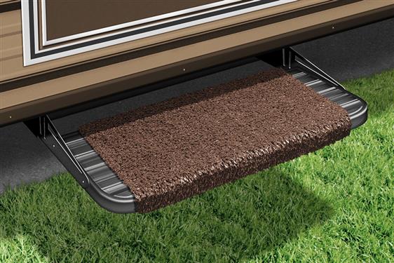 Prest-O-Fit 2-1040 Wraparound RV Step Rug, 18" Wide, Espresso