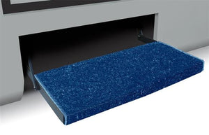 Prest-O-Fit 2-1051 Jumbo Wraparound Plus RV Step Rug, 23" Wide, Imperial Blue