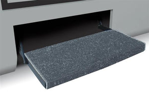 Prest-O-Fit 2-1053 Jumbo Wraparound Plus RV Step Rug, 23" Wide, Stone Gray