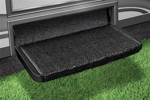 Prest-O-Fit 2-1072 Wraparound Plus RV Step Rug, 20" Wide, Black