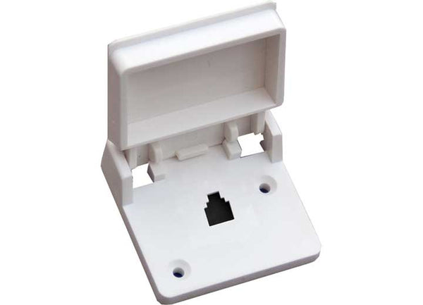 Prime Products 08-6205 White Exterior Phone Receptacle