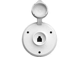 Prime Products 08-6210 White Round Exterior Phone Receptacle