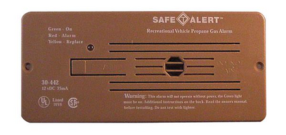 MTI Industries 30-442-P-BR Safe T Alert 30 Series Propane/LP Gas Alarm - Flush Mount, Brown