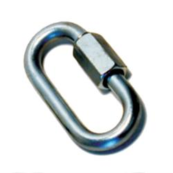 Prime Products 18-0120  Trailer Safety Chain Quick Link; D Type; Class III; 5/16 Inch Diameter Link; Galvanized Steel