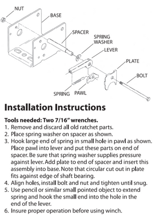 Dutton-Lainson Ratchet Repair Kit