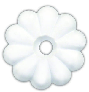 JR Products 20455 Plastic Rosette, Pack of 14 - White