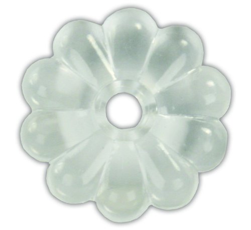 JR Products 20465 Plastic Rosette, Pack of 14 - Clear