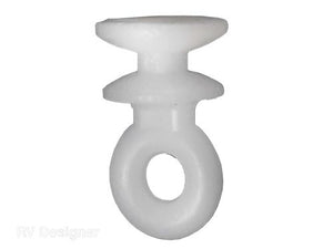 RV Designer A102 Large Sliding Eye Curtain Carrier, Pack of 14
