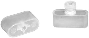 RV Designer A300 Mini Blind Rail Ends, Pack of 2 Sets