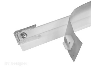 RV Designer Wall Mount Window Curtain Ceiling Kit A502
