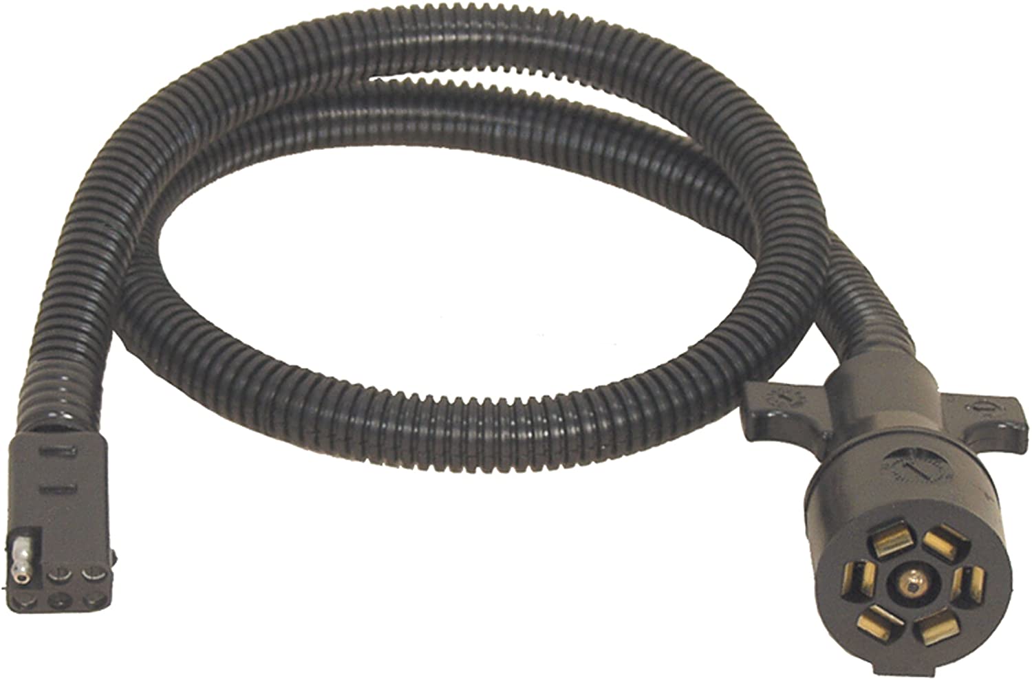 RV Pigtails 40015 Jayco 7-6 Way Pigtail - Black, 36"