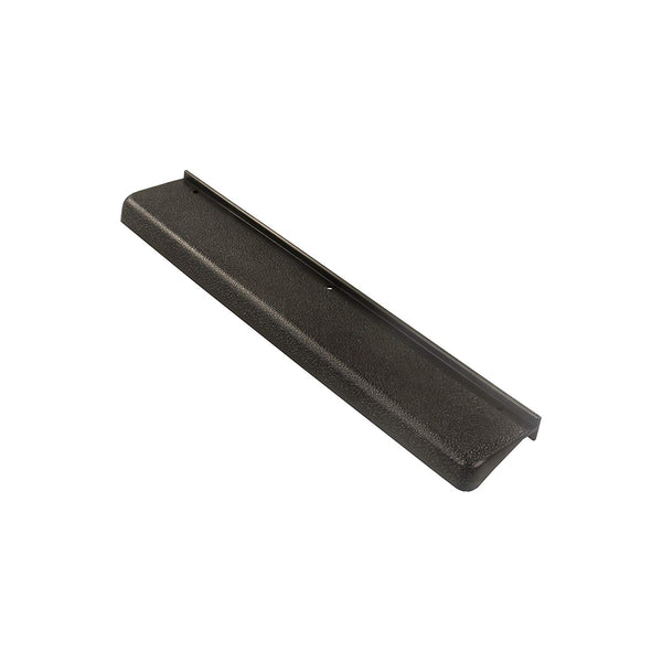 JR Products 11145 Black 12" Door Stop/Handle