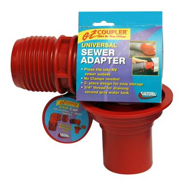Valterra Red F02-3103 EZ Coupler 90° Universal Sewer Adapter