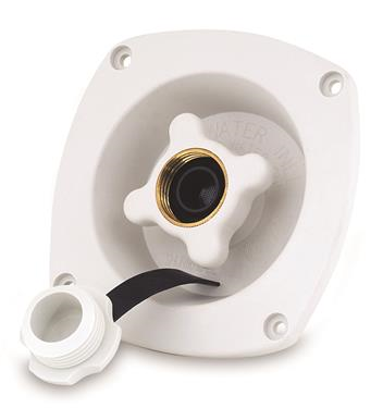 SHURFLO 183-02-918 Wall Mount Water Pressure Regulator 65 psi - White