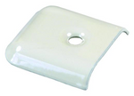 JR Products 49665 Metal Vinyl End Cap, Pack of 4 - Colonial White