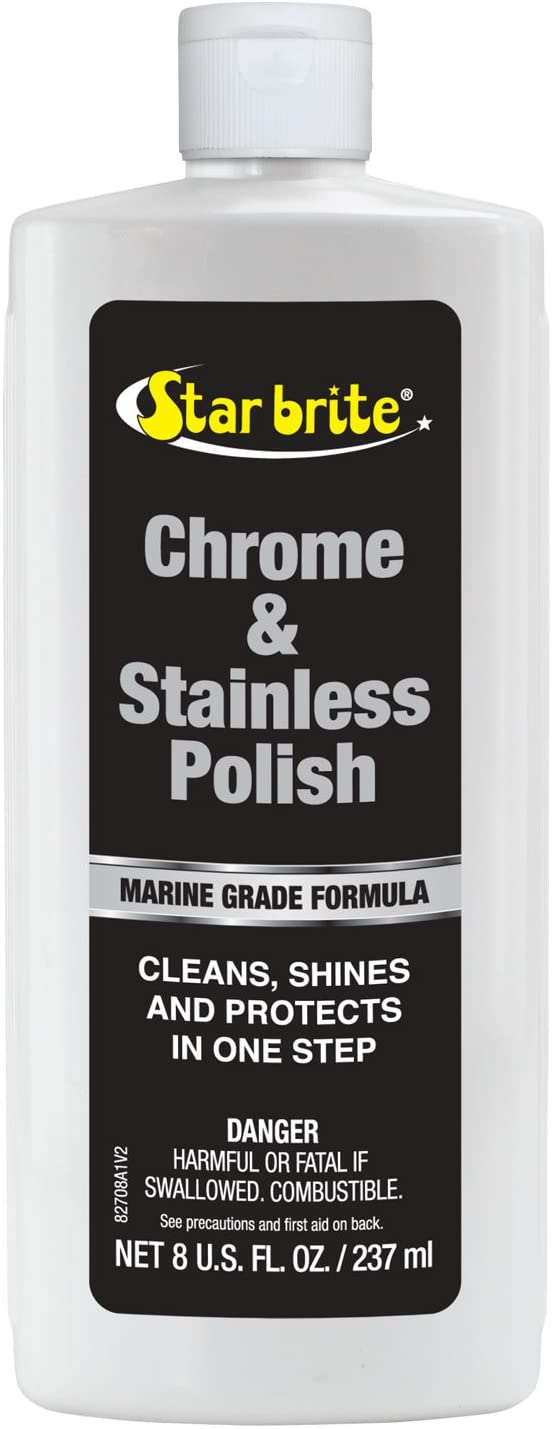 Starbrite 82708 Chrome & Stainless Steel Polish, 8 oz.